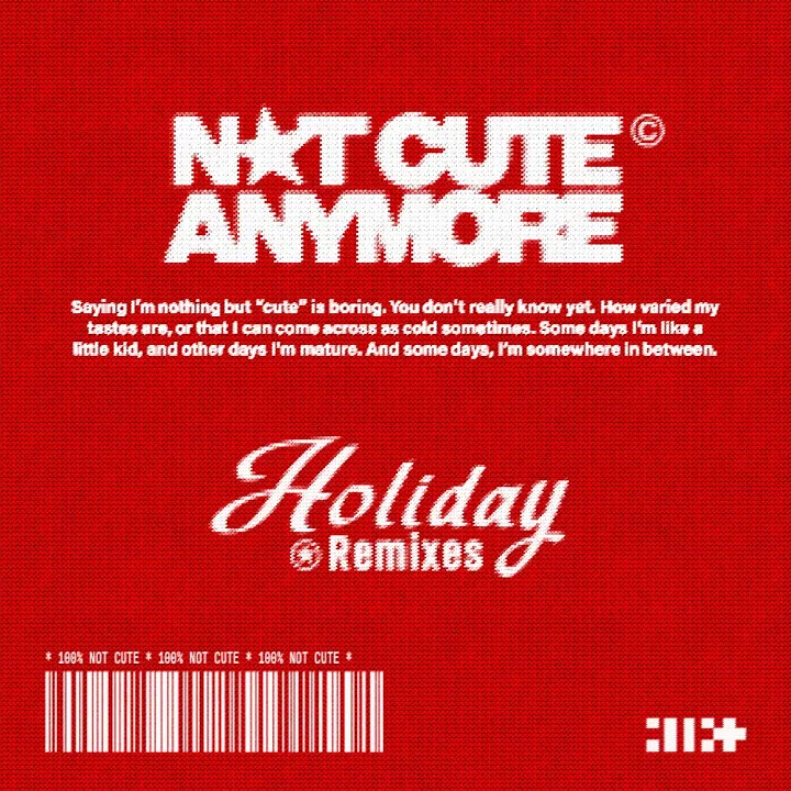 NOT CUTE ANYMORE (Holiday Night Sped up ver.)
